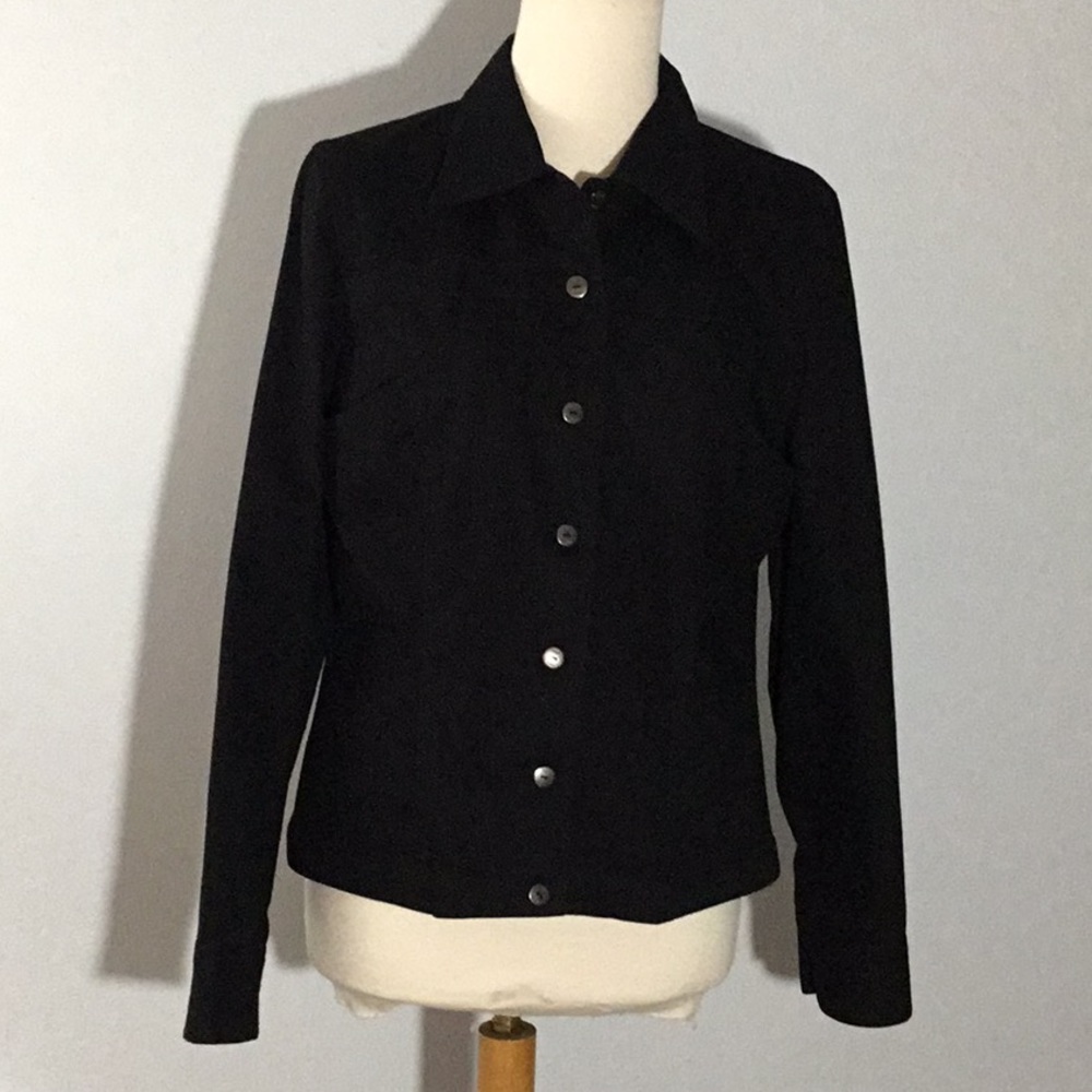 August Silk Logic Cotton Blend Jacket, sz 6
